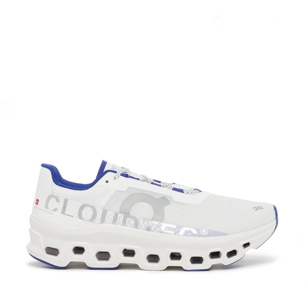 On Cloudmonster Sneakers in frost / cobalt white blue size 7.5 mens